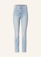 MOTHER Straight Jeans THE DAZZLER YOKE FRONT ANKLE, Farbe: lots of free hugs hellblau denim (Bild 1)