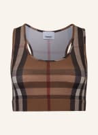 BURBERRY Sport-BH IMMY , Farbe: CAMEL/ SCHWARZ/ DUNKELROT (Bild 1)