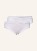PETIT BATEAU 2er-Pack Slips , Farbe: CREME/ HELLROSA (Bild 1)