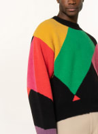 Palm Angels Pullover , Farbe: DUNKELGELB/ ROT/ SCHWARZ (Bild 1)