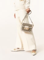 GUCCI Umhängetasche 1955 HORSEBIT GG SUPREME, Farbe: 9759 BEIGE EBONY MYSTIC WHITE (Bild 1)