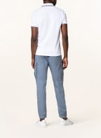 STONE ISLAND Piqué-Poloshirt Slim Fit, Farbe: WEISS (Bild 1)