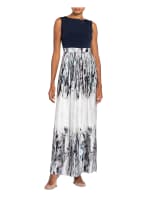 SWING Abendkleid, Farbe: DUNKELBLAU/ WEISS/ GRAU (Bild 1)