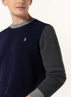 POLO RALPH LAUREN Pullover, Farbe: DUNKELBLAU/ BLAU/ DUNKELGRAU (Bild 1)