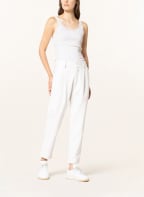 rosemunde Seidentop BABETTE mit Spitzenbesatz, Farbe: WEISS (Bild 1)