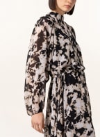 ICHI Kleid IHRUGA, Farbe: SCHWARZ/ CREME (Bild 1)
