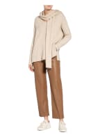oui Pullover mit abnehmbarem Schal, Farbe: BEIGE (Bild 1)