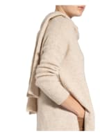 oui Pullover mit abnehmbarem Schal, Farbe: BEIGE (Bild 1)