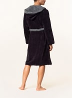 VOSSEN Unisex-Bademantel POPPY mit Kapuze , Farbe: DUNKELBLAU (Bild 1)