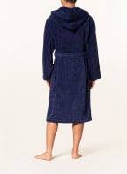 VOSSEN Unisex-Bademantel VEGAN LIFE mit Kapuze , Farbe: DUNKELBLAU (Bild 1)