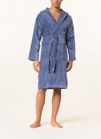 VOSSEN Unisex-Bademantel TEXAS mit Kapuze , Farbe: BLAU (Bild 1)