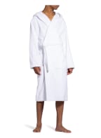 VOSSEN Unisex-Bademantel VEGAN LIFE mit Kapuze, Farbe: WEISS (Bild 1)