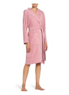 VOSSEN Unisex-Bademantel GINA mit Kapuze, Farbe: ROSA (Bild 1)