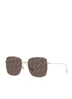 BALENCIAGA Sonnenbrille BB0087SK, Farbe: 4240L8 - SILBER/ BRAUN (Bild 1)