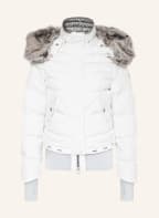 WELLENSTEYN Steppjacke QUEENS mit Kunstfell, Farbe: WEISS (Bild 1)