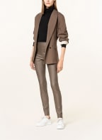 FREEQUENT Leggings FQSHANNON in Lederoptik, Farbe: KHAKI (Bild 1)
