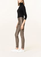 FREEQUENT Leggings FQSHANNON in Lederoptik, Farbe: KHAKI (Bild 1)