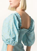 GANNI Kleid mit 3/4-Arm , Farbe: HELLBLAU/ DUNKELGELB/ GRÜN (Bild 1)