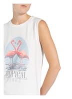 P.J.Salvage Lounge-Top, Farbe: WEISS/ HELLBLAU/ HELLROT (Bild 1)
