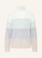 darling harbour Pullover aus Cashmere, Farbe: WEISS/ HELLGRÜN/ HELLGRAU (Bild 1)