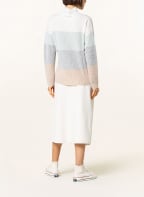 darling harbour Pullover aus Cashmere, Farbe: WEISS/ HELLGRÜN/ HELLGRAU (Bild 1)