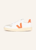 VEJA Sneaker V-10 CWL, Farbe: WEISS/ NEONORANGE (Bild 1)