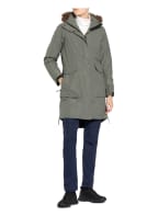 killtec Parka mit abnehmbarem Kunstpelzbesatz, Farbe: GRAU (Bild 1)