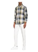 TOMMY HILFIGER Hemd Regular Fit mit Leinen, Farbe: HELLGRÜN/ OLIV/ DUNKELBLAU (Bild 1)