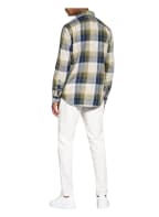 TOMMY HILFIGER Hemd Regular Fit mit Leinen, Farbe: HELLGRÜN/ OLIV/ DUNKELBLAU (Bild 1)