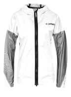 adidas Laufjacke TERREX AGRAVIC PRO TRAIL, Farbe: WEISS/ SCHWARZ/ GRAU (Bild 1)