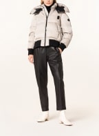 MONCLER Daunenjacke HOMOGYNE mit abnehmbarer Kapuze, Farbe: CREME/ SCHWARZ (Bild 1)