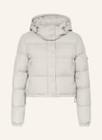 MONCLER Cropped-Daunenjacke AVOINE, Farbe: HELLGRAU (Bild 1)