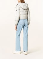 MONCLER Cropped-Daunenjacke AVOINE, Farbe: HELLGRAU (Bild 1)