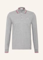 MONCLER Piqué-Poloshirt, Farbe: GRAU (Bild 1)