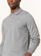 MONCLER Piqué-Poloshirt, Farbe: GRAU (Bild 1)