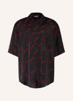 BALENCIAGA Oversized-Hemd , Farbe: SCHWARZ/ ROT (Bild 1)