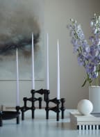 STOFF NAGEL 3er-Set Kerzenhalter STOFF NAGEL, Farbe: SCHWARZ (Bild 1)