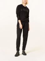 BOSS Sweatshirt ELABOSS mit Paillettenbesatz, Farbe: SCHWARZ (Bild 1)