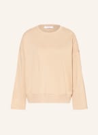 BOSS Sweatshirt ECAL with tuxedo stripes, Color: BEIGE (Image 1)