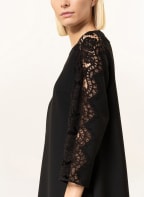 BOSS Dress DILA with lace trim , Color: BLACK (Image 1)