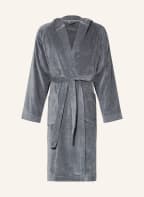 VOSSEN Unisex-Bademantel TEXAS mit Kapuze , Farbe: DUNKELGRAU (Bild 1)