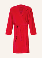 VOSSEN Unisex-Bademantel TEXAS mit Kapuze, Farbe: ROT (Bild 1)