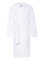 VOSSEN Unisex-Bademantel VEGAN LIFE mit Kapuze, Farbe: WEISS (Bild 1)