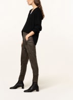 RAFFAELLO ROSSI Hose CANDY in Lederoptik, Farbe: KHAKI (Bild 1)