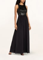 VM VERA MONT Abendkleid mit Paillettenbesatz , Farbe: DUNKELGRAU (Bild 1)