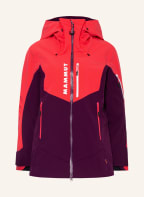 MAMMUT Skijacke LA LISTE, Farbe: LILA/ NEONROT (Bild 1)