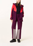 MAMMUT Skijacke LA LISTE, Farbe: LILA/ NEONROT (Bild 1)