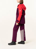 MAMMUT Skijacke LA LISTE, Farbe: LILA/ NEONROT (Bild 1)