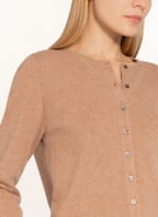 REPEAT Strickjacke aus Cashmere, Farbe: CAMEL (Bild 1)