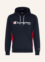 Champion Hoodie, Farbe: DUNKELBLAU/ WEISS/ ROT (Bild 1)